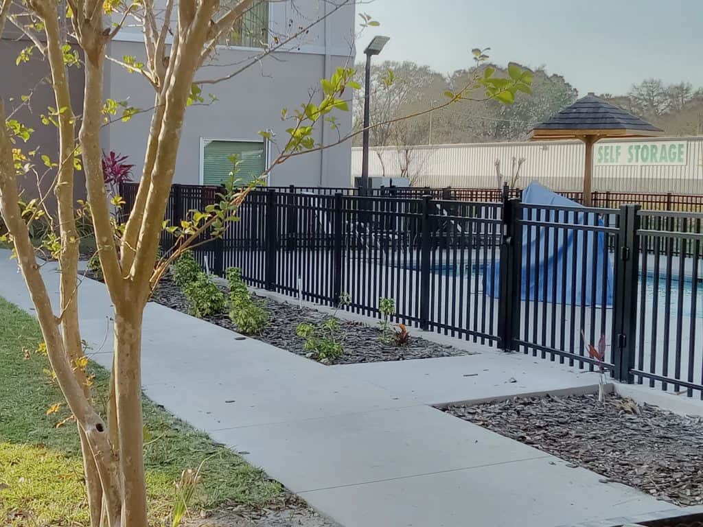 aluminum fence